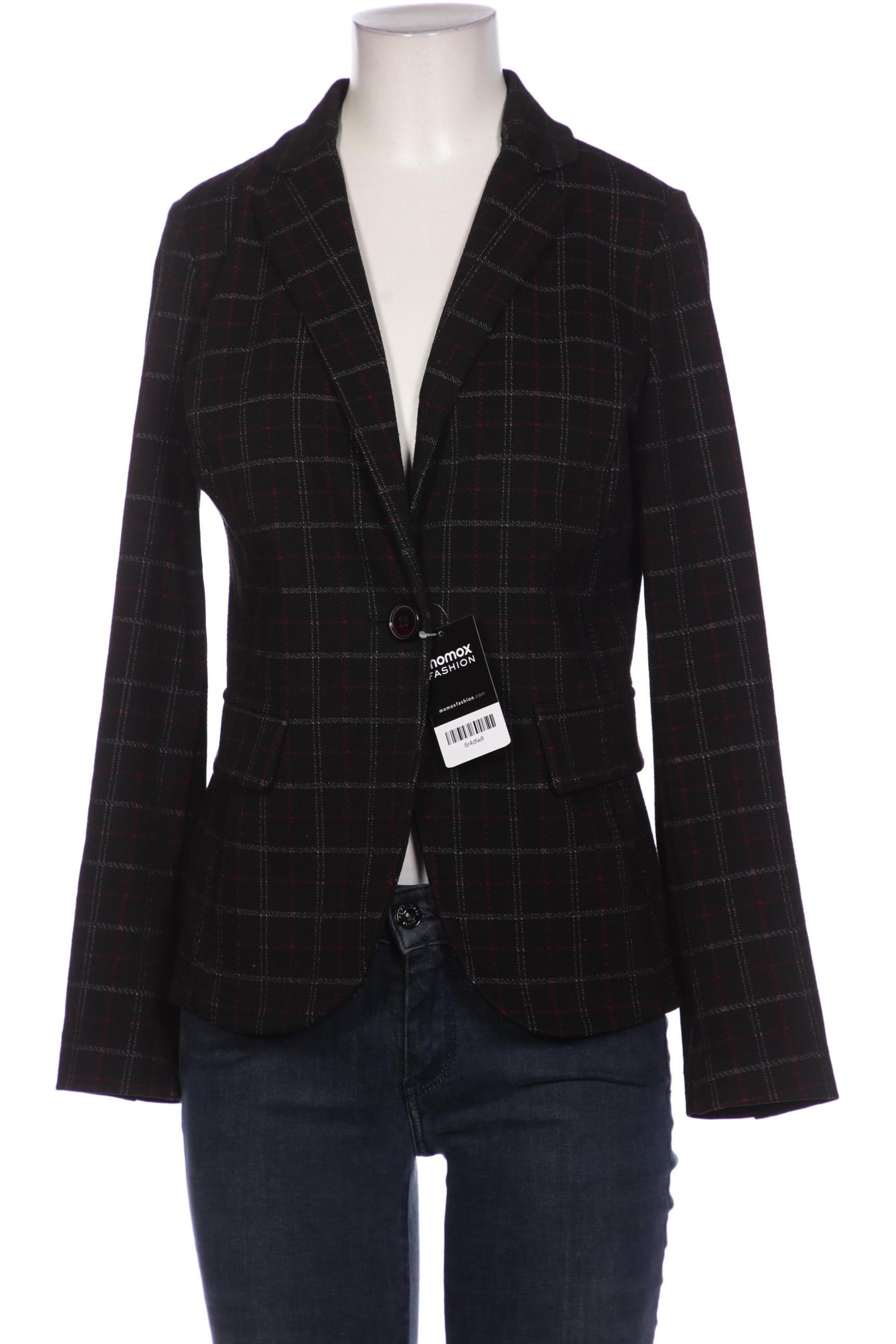 Blazer Court United Colors Of Benetton Pour Femme – Taille 34, Bleu Foncé, Coupe Ajustée