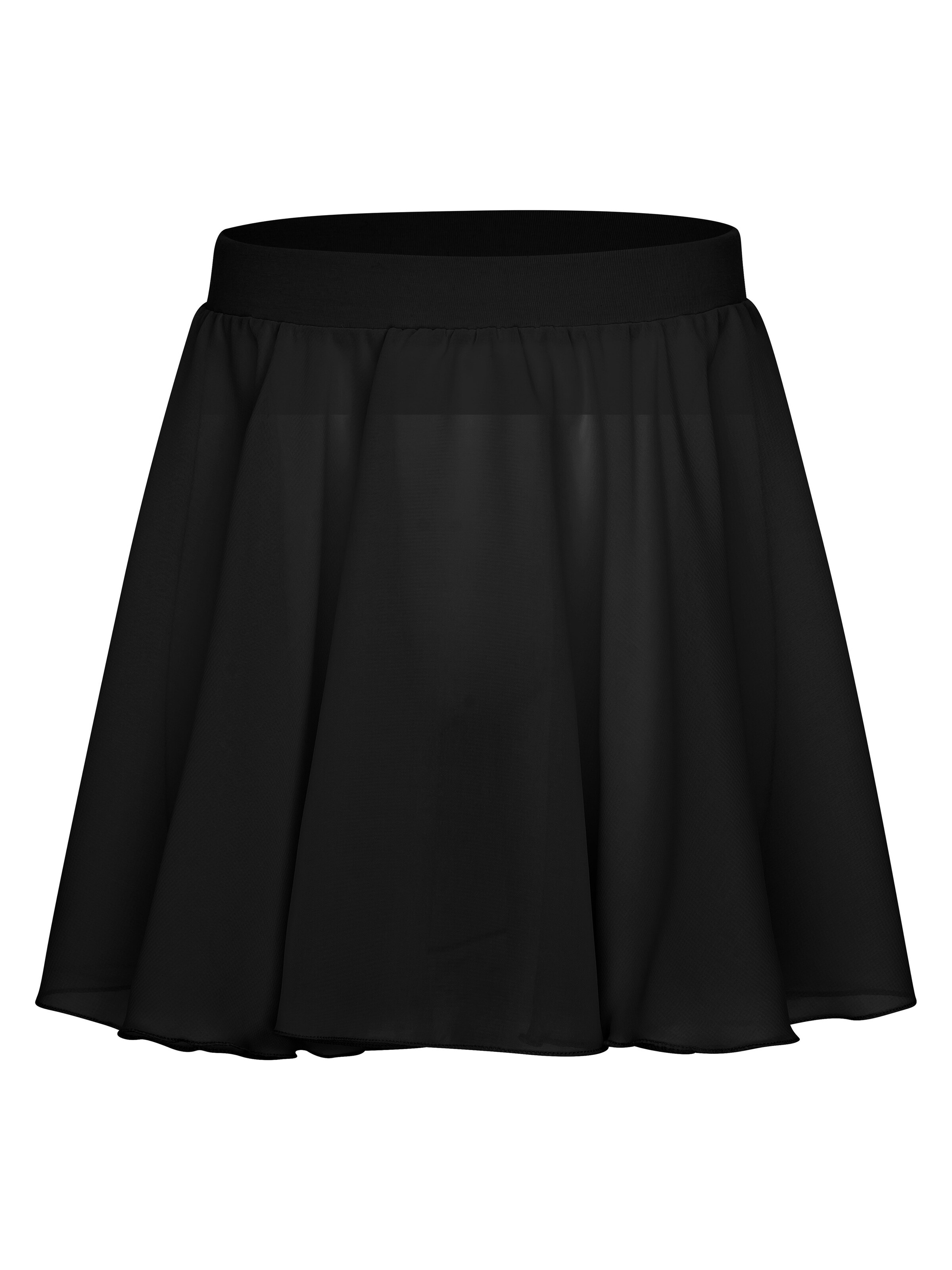 Tanzmuster Sportrock 'Eva'‌‌ in Schwarz: Vorderseite