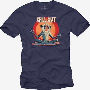 MAKAYA Shirt in Blue: front