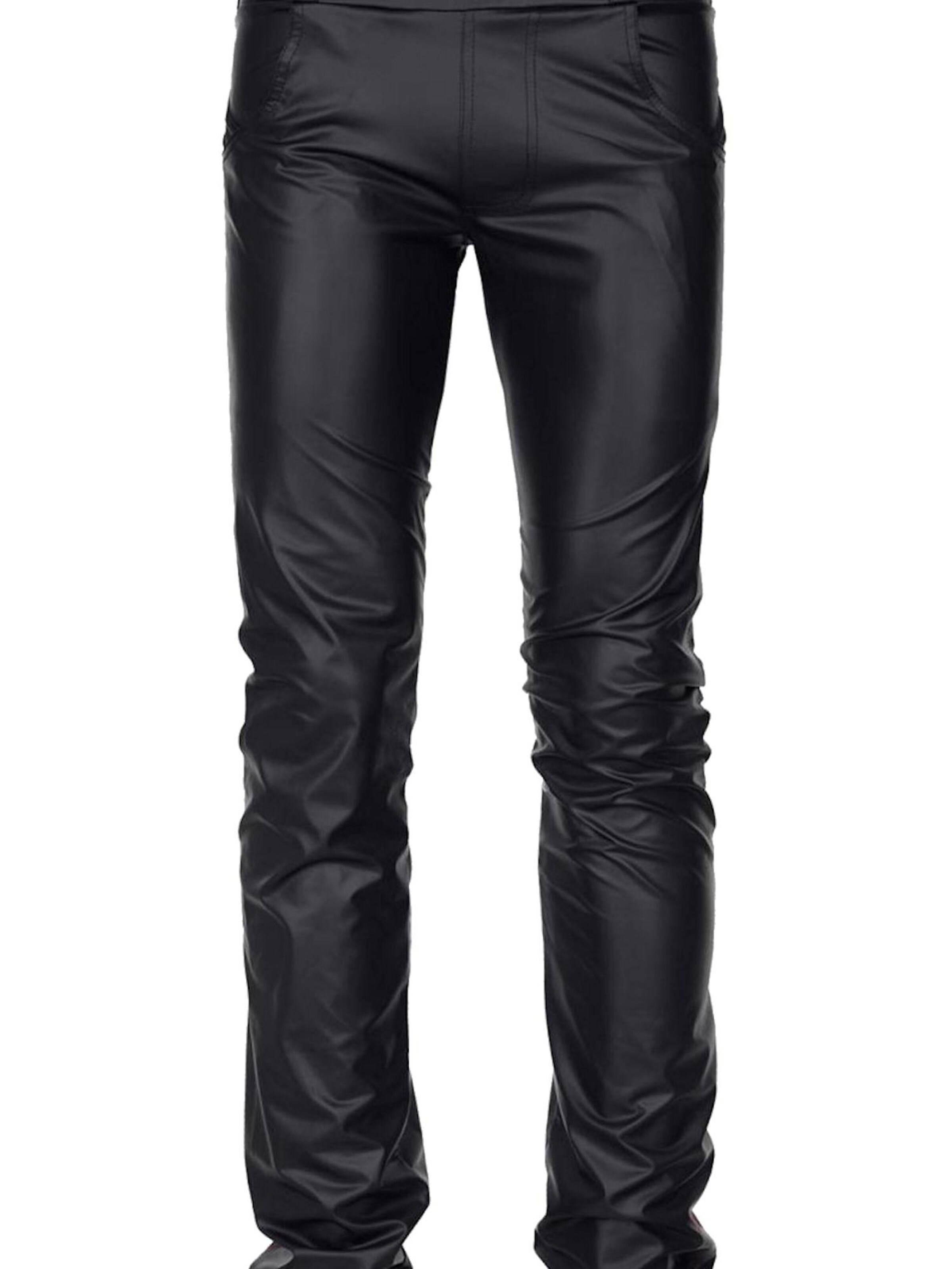 Regnes Fetish Planet Slim fit Pants 'Vittorio' in Black