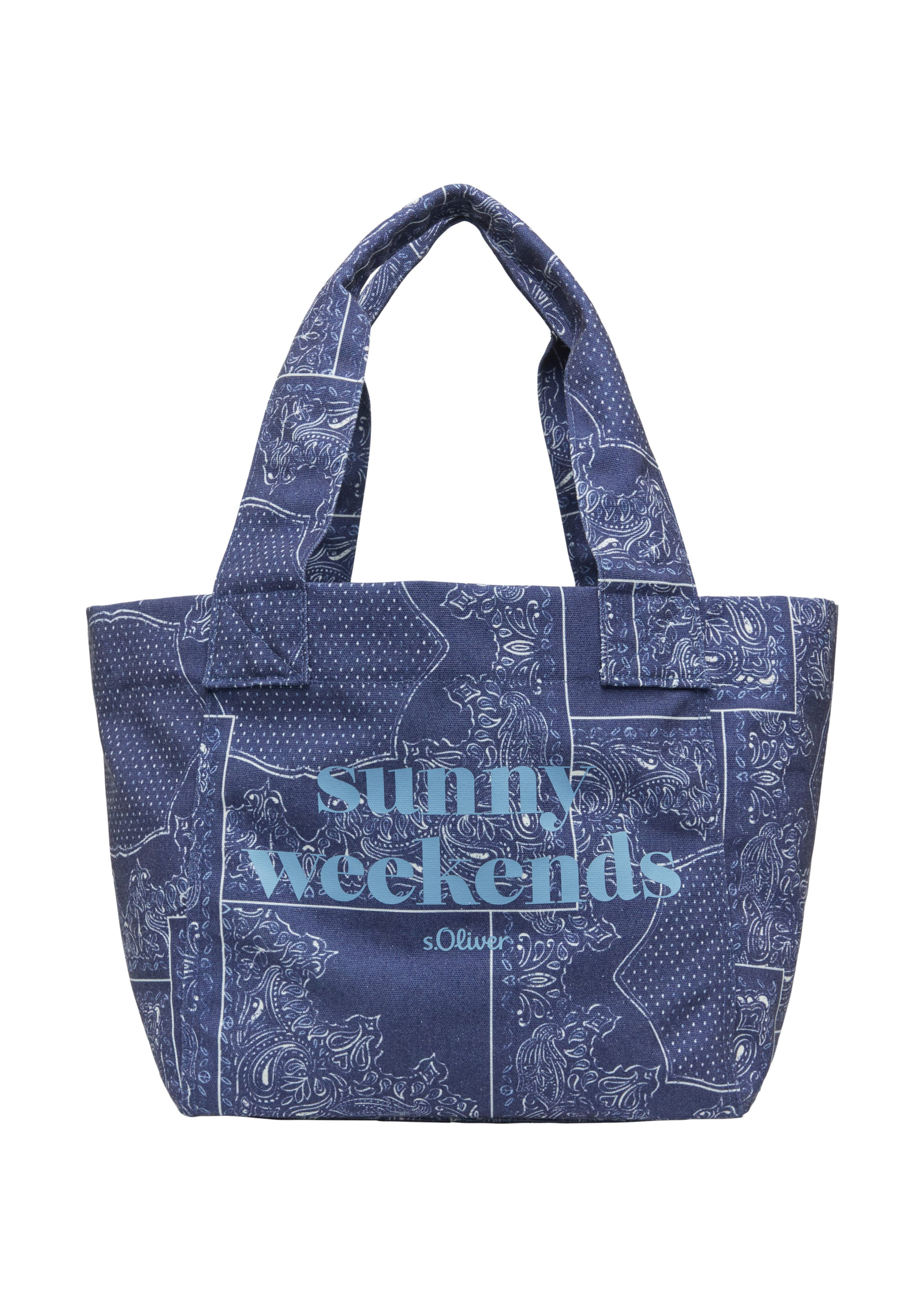 s.Oliver Shopper in Blauw: voorkant