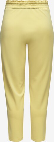 JDY tavaline Voltidega püksid 'Catia', värv kollane