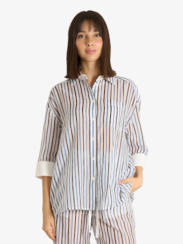 Semicouture Blouse in White: front
