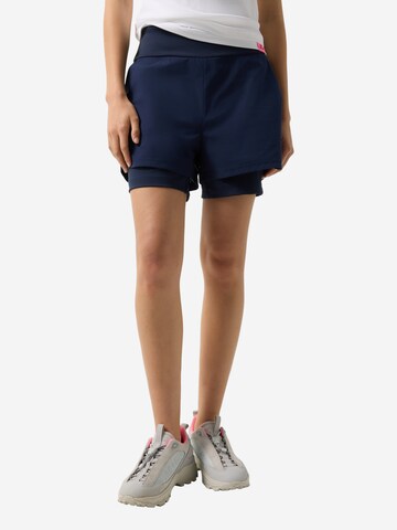 Bogner Fire + Ice Regular Funktionsshorts 'Leja' in Blau: Vorderseite