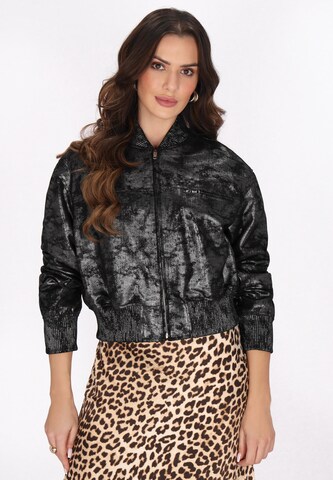 faina - Chaqueta de entretiempo en negro: frente