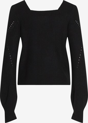 VILA Sweater in Black