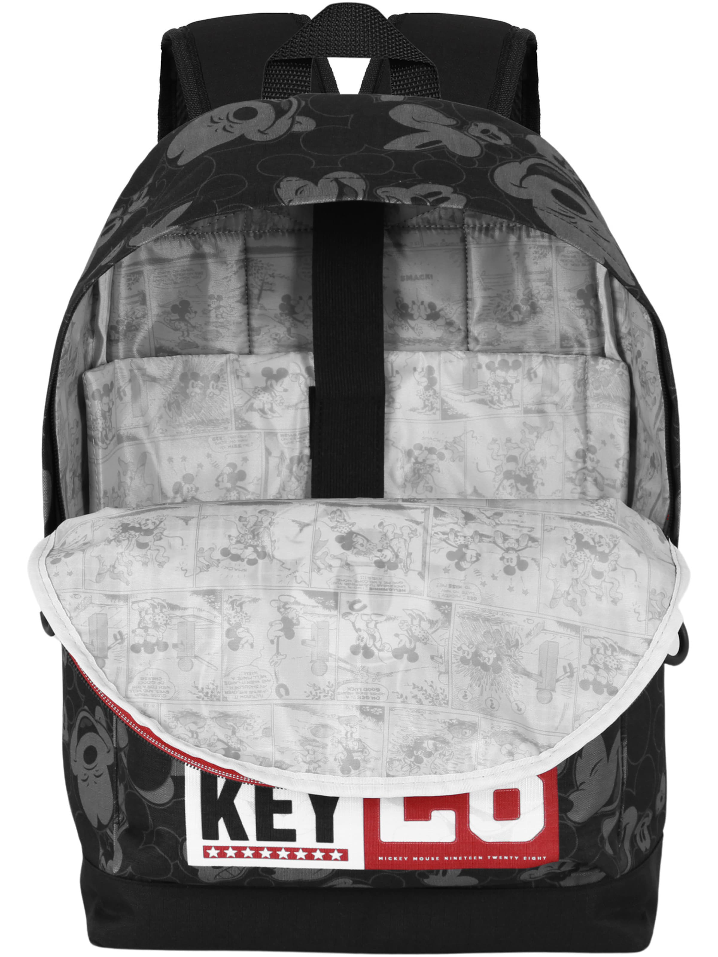 Zaino 'Mickey Mouse Year-Fan' di DISNEY in nero