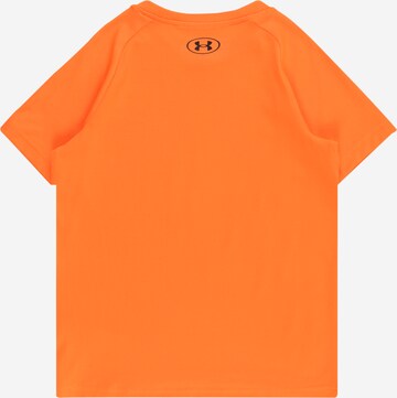 UNDER ARMOUR Λειτουργικό μπλουζάκι 'Tech 2.0' σε πορτοκαλί