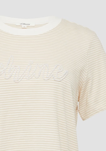 s.Oliver Shirt in Beige