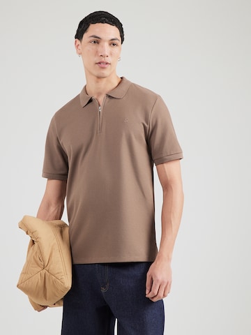 JACK & JONES Shirt 'JJEAustin' in Brown: front