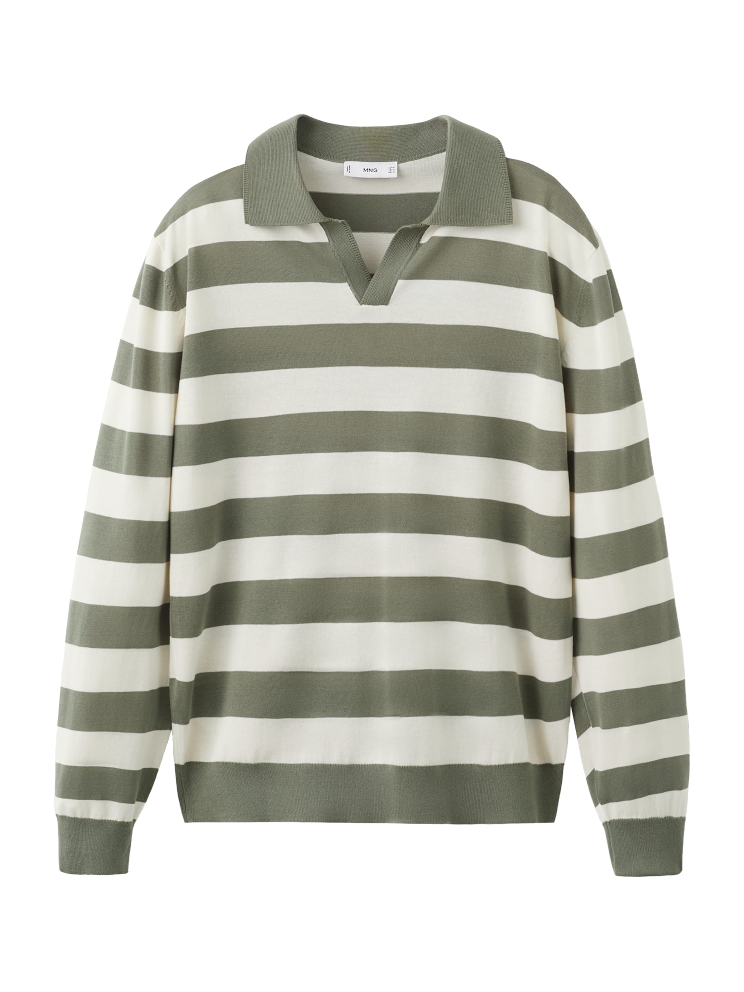 Pull-over 'Claude' MANGO MAN en vert : devant