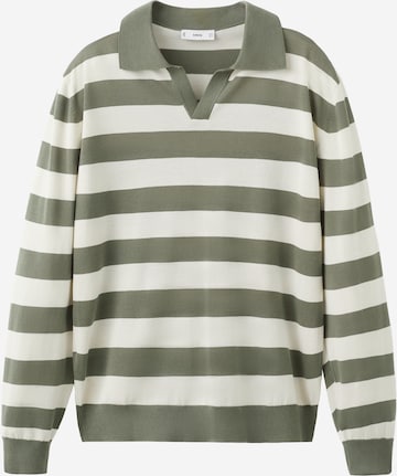 Pull-over 'Claude' MANGO MAN en vert : devant