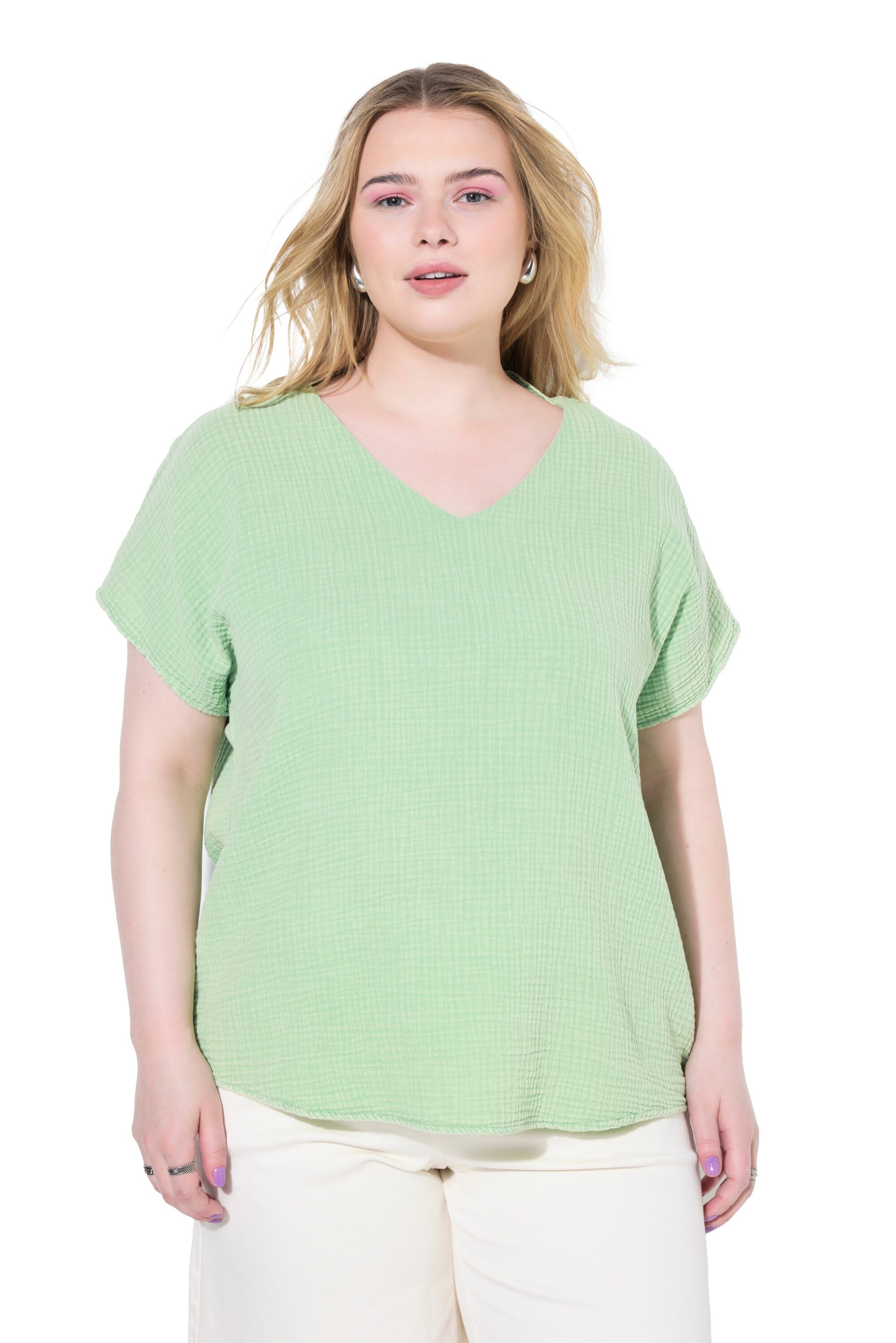 Studio Untold Bluse in Grün: Vorderseite