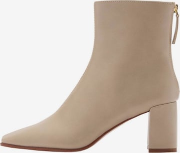 MANGO Stiefelette 'Mila' in Beige: Vorderseite