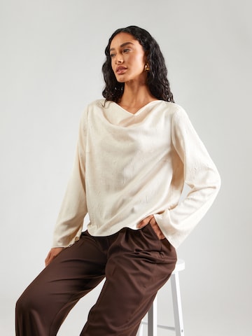 Chemisier 'YASNIMBO' YAS en beige : devant