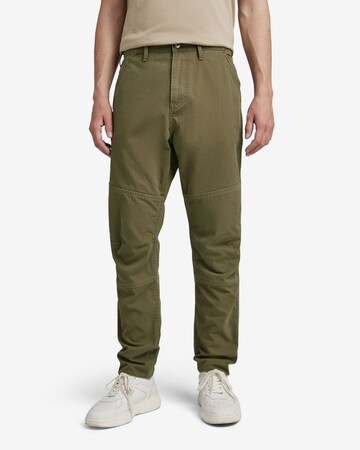 regular Pantaloni chino di G-Star RAW in verde: frontale