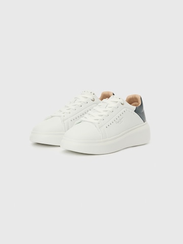 Baskets basses 'YARA CHOICE' Pepe Jeans en blanc