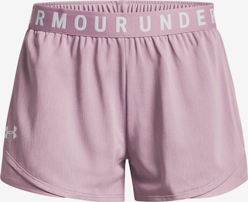 regular Pantaloni sportivi 'Play Up' di UNDER ARMOUR in rosa: frontale