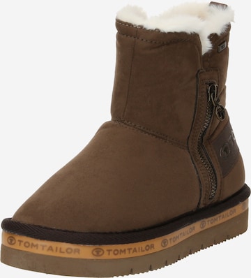 TOM TAILOR Boots in Braun: predná strana