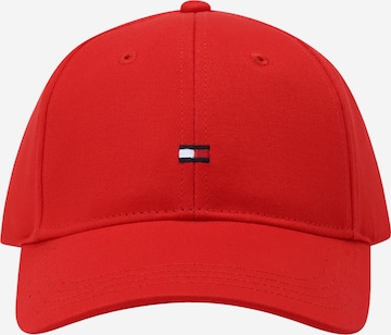 Casquette TOMMY HILFIGER en rouge : devant