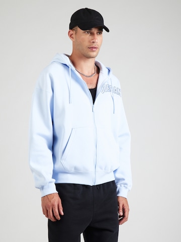 Jordan - Casaco em moletão 'BRK' em azul: frente