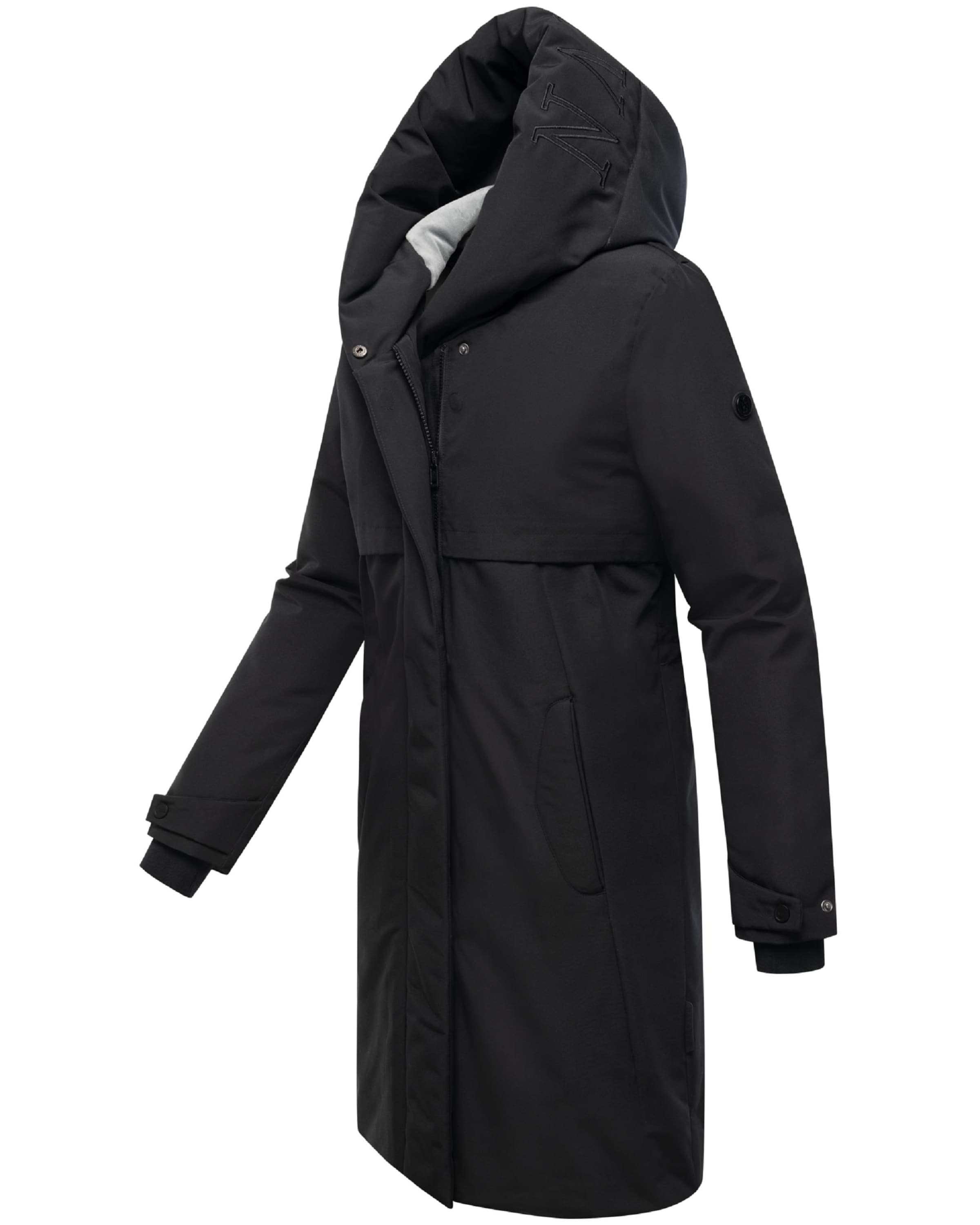 NAVAHOO Winter Coat 'Domingaa 14' in Black