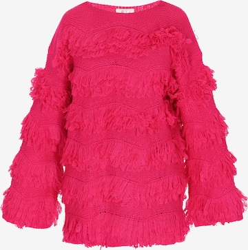 Pullover di IZIA in rosa: frontale