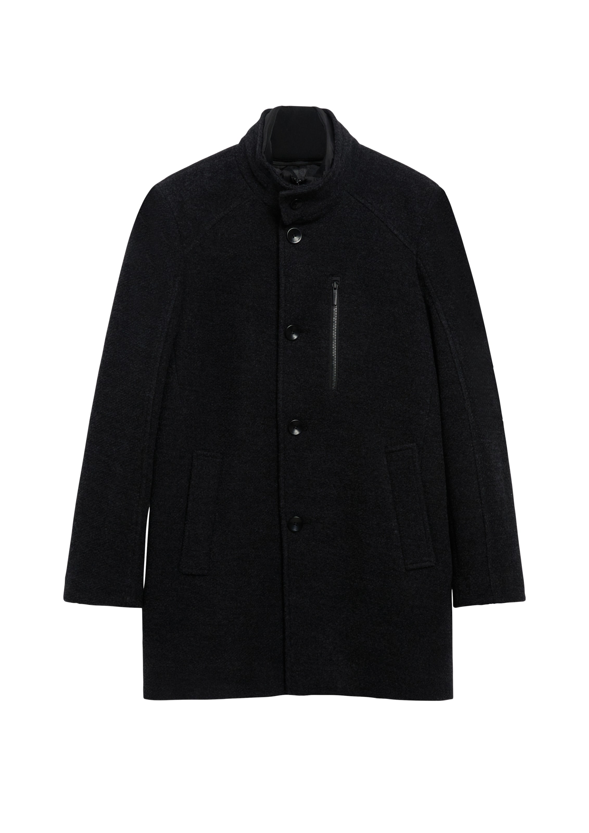 s.Oliver Between-Seasons Coat in Grey: front