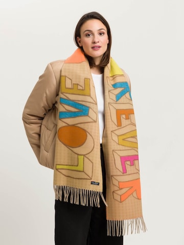 FRAAS Schal in Beige: Vorderseite