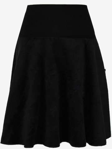 dunkle design Rock 'A-Linie Fleece' in Schwarz: Vorderseite