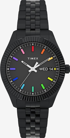 TIMEX Analoog horloge 'Legacy Rainbow' in Zwart: voorkant