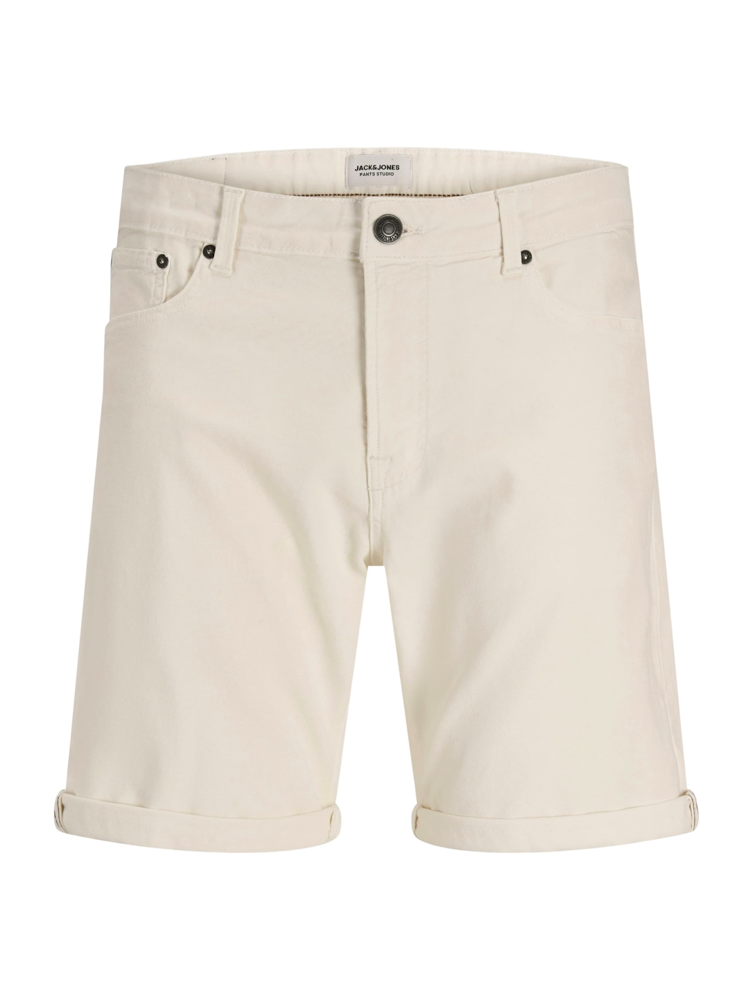 JACK & JONES Панталон в бяло: отпред