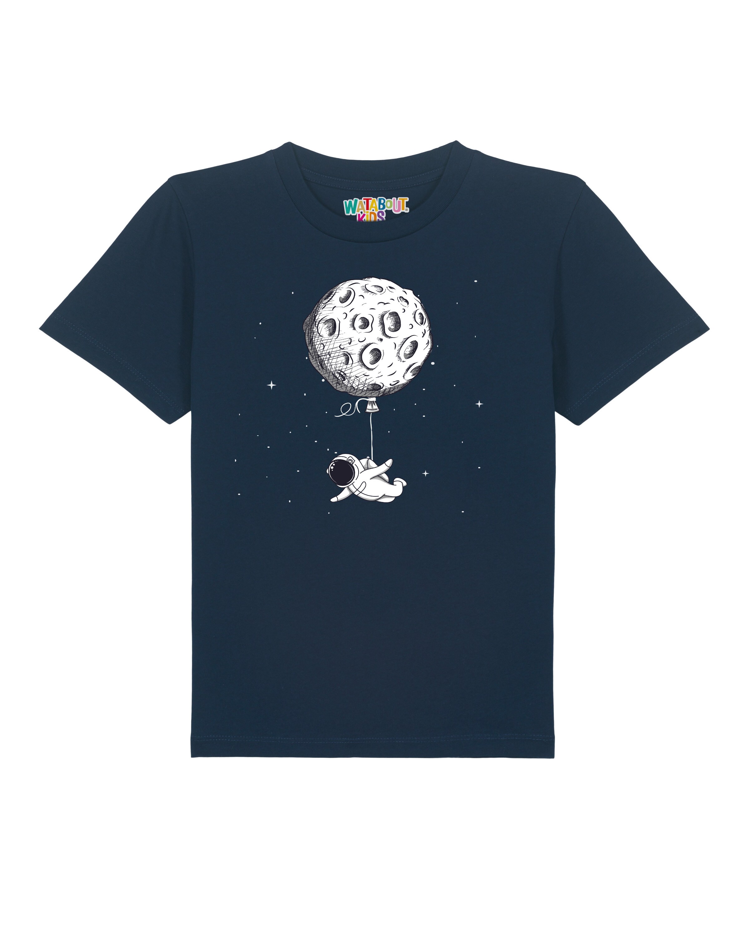 T-Shirt 'Funny Spaceman' watabout.kids en bleu : devant