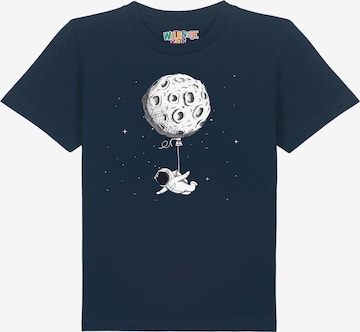 watabout.kids Shirt 'Funny Spaceman' in Blue: front