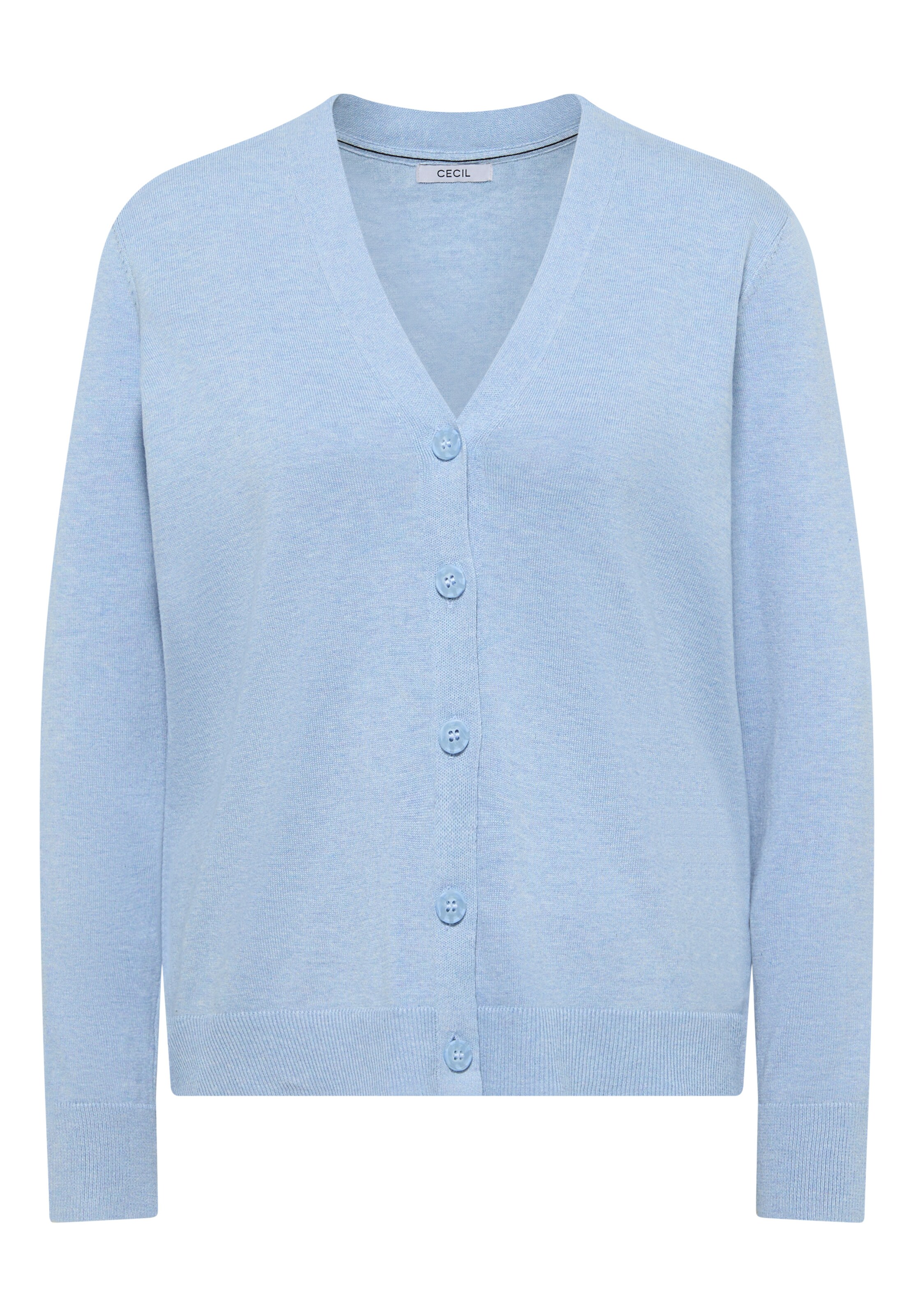 CECIL Knit Cardigan in Blue: front