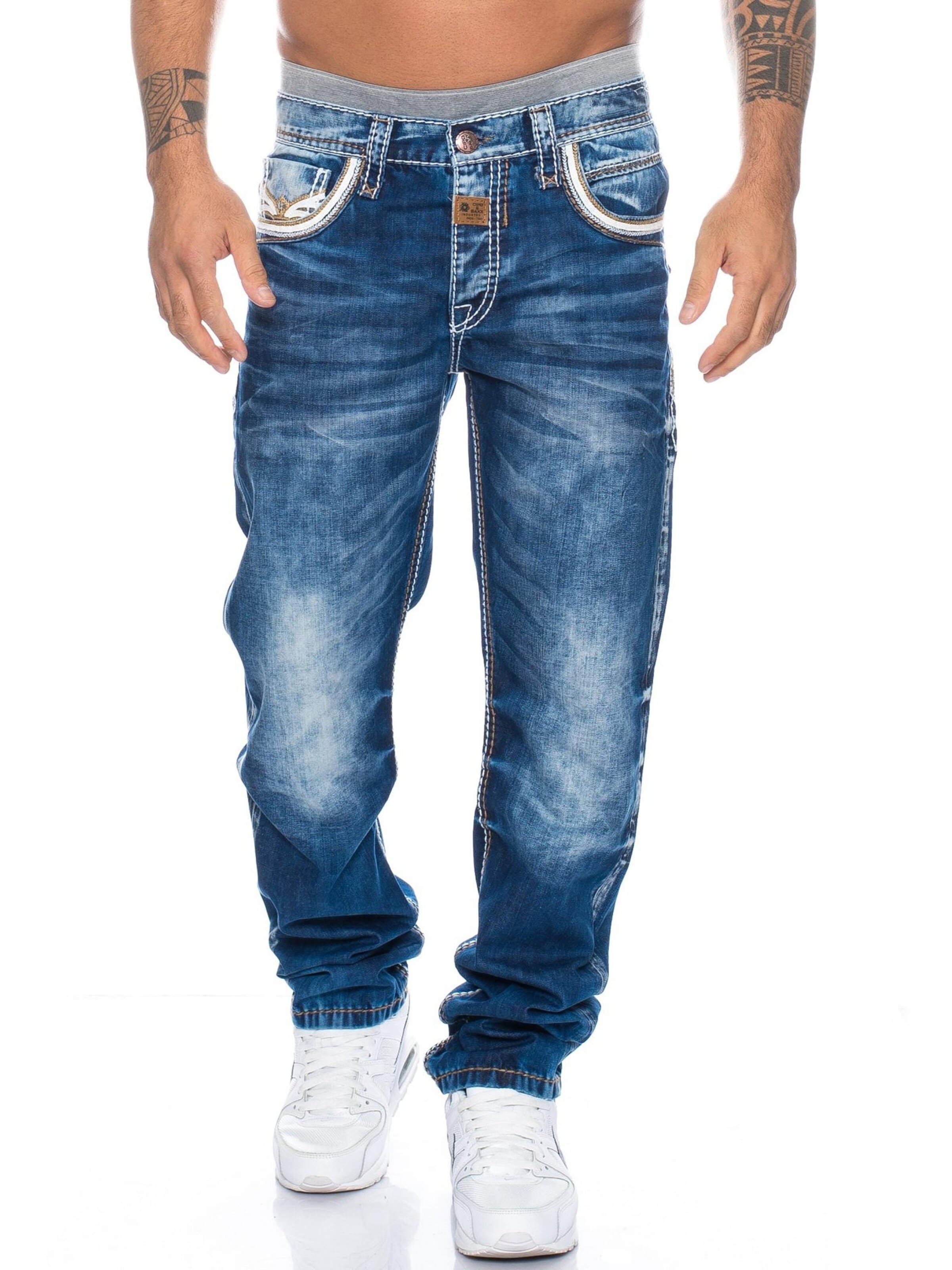 CIPO & BAXX Regular Jeans 'BJ287' in Blue: front