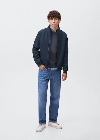 MANGO TEEN Between-Season Jacket 'Charles' in Blue