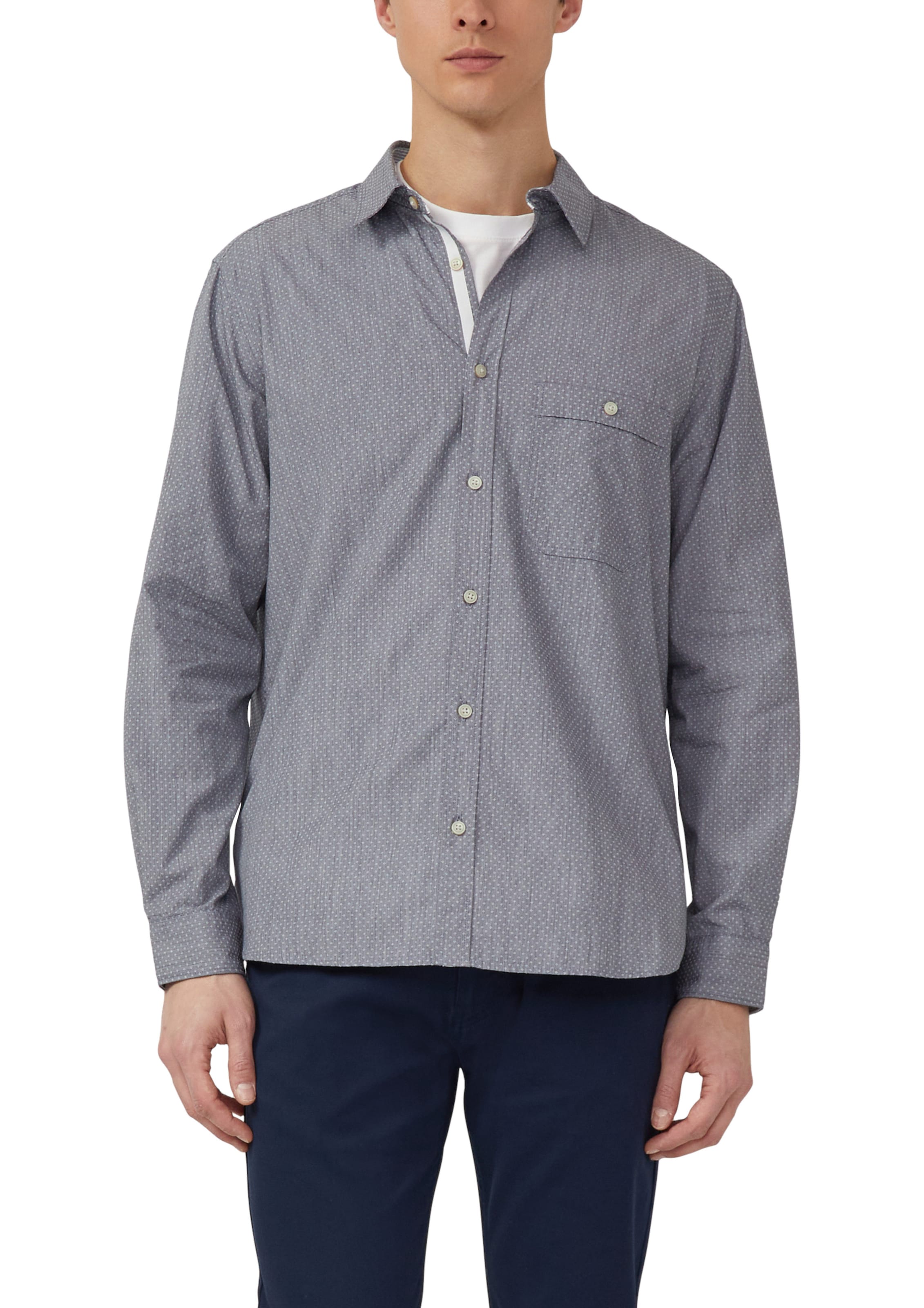 s.Oliver Regular fit Overhemd in Blauw