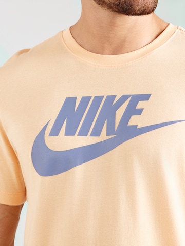 Nike Sportswear Klasický střih Tričko 'ICON FUTURA' – oranžová