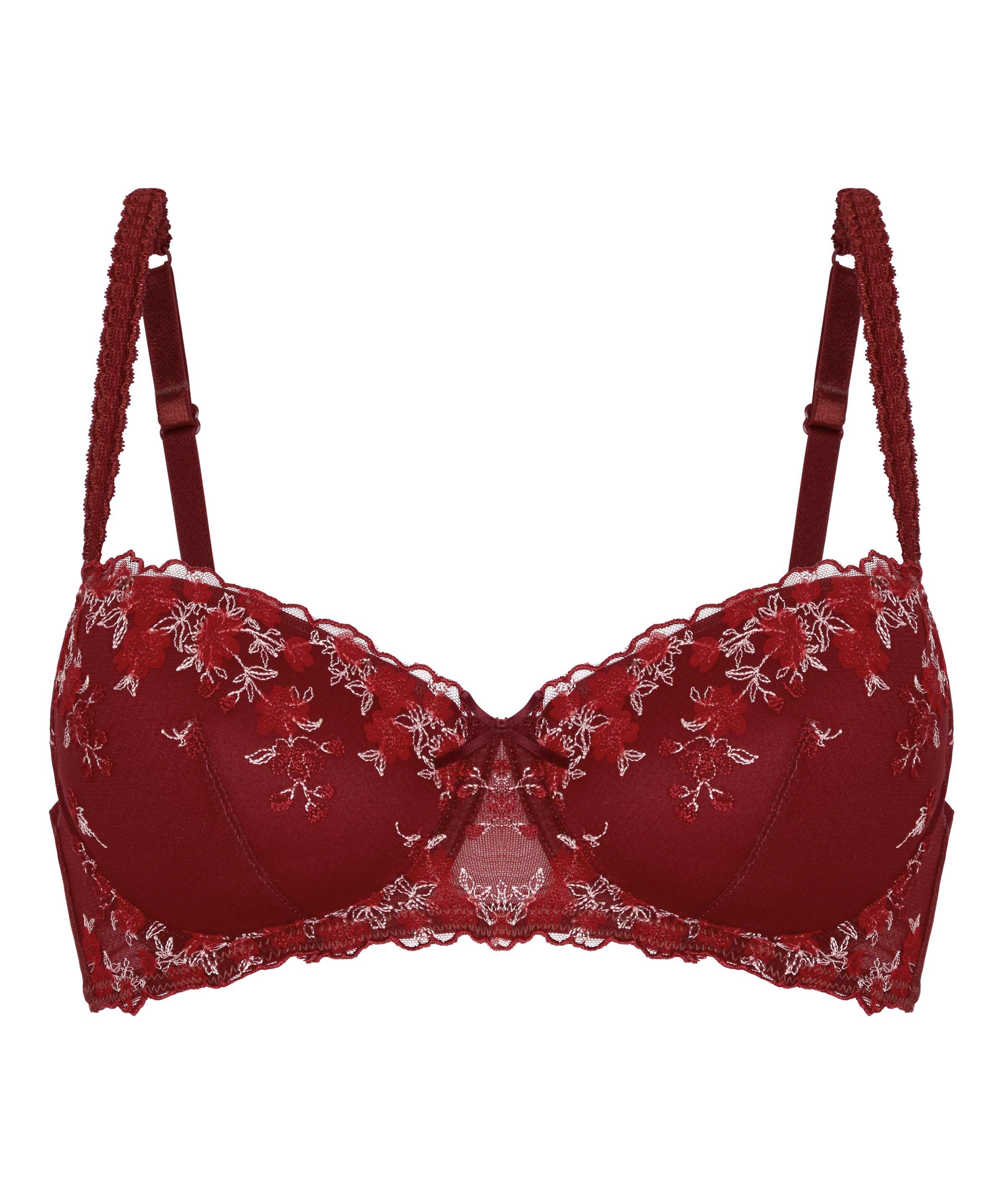 Hunkemöller Balconette Bra 'Chloe' in Red: front