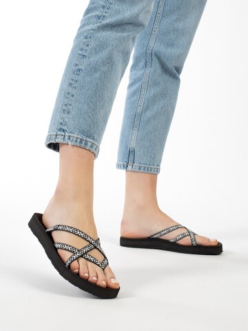 Flip-flops 'Hanna' de la Minnetonka pe negru