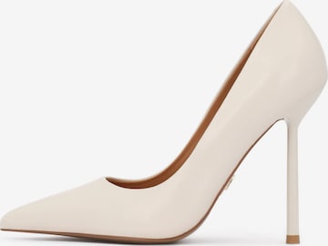 Escarpins Kazar en blanc : devant