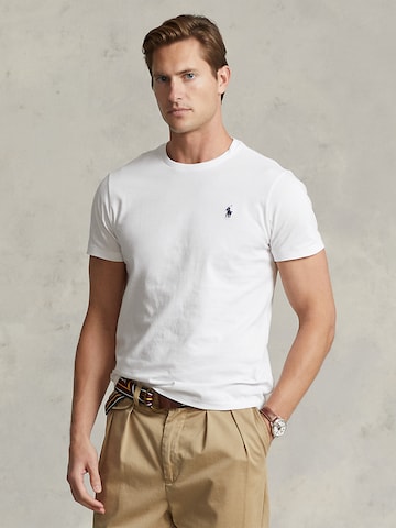 Polo Ralph Lauren Slim Fit T-Shirt in Weiß: Vorderseite