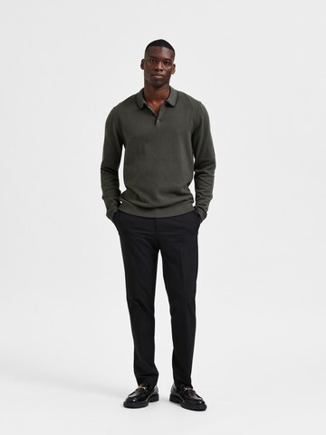 SELECTED HOMME Pullover 'HANK' in Grün