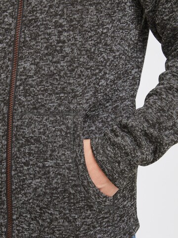 !Solid Fleece jas 'Luki' in Grijs