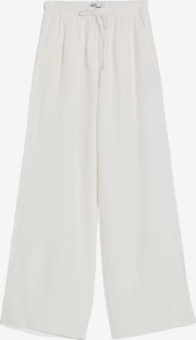 Pantaloni di Bershka in bianco: frontale