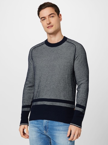 BOSS Orange Pullover 'Apok' in Blau: predná strana