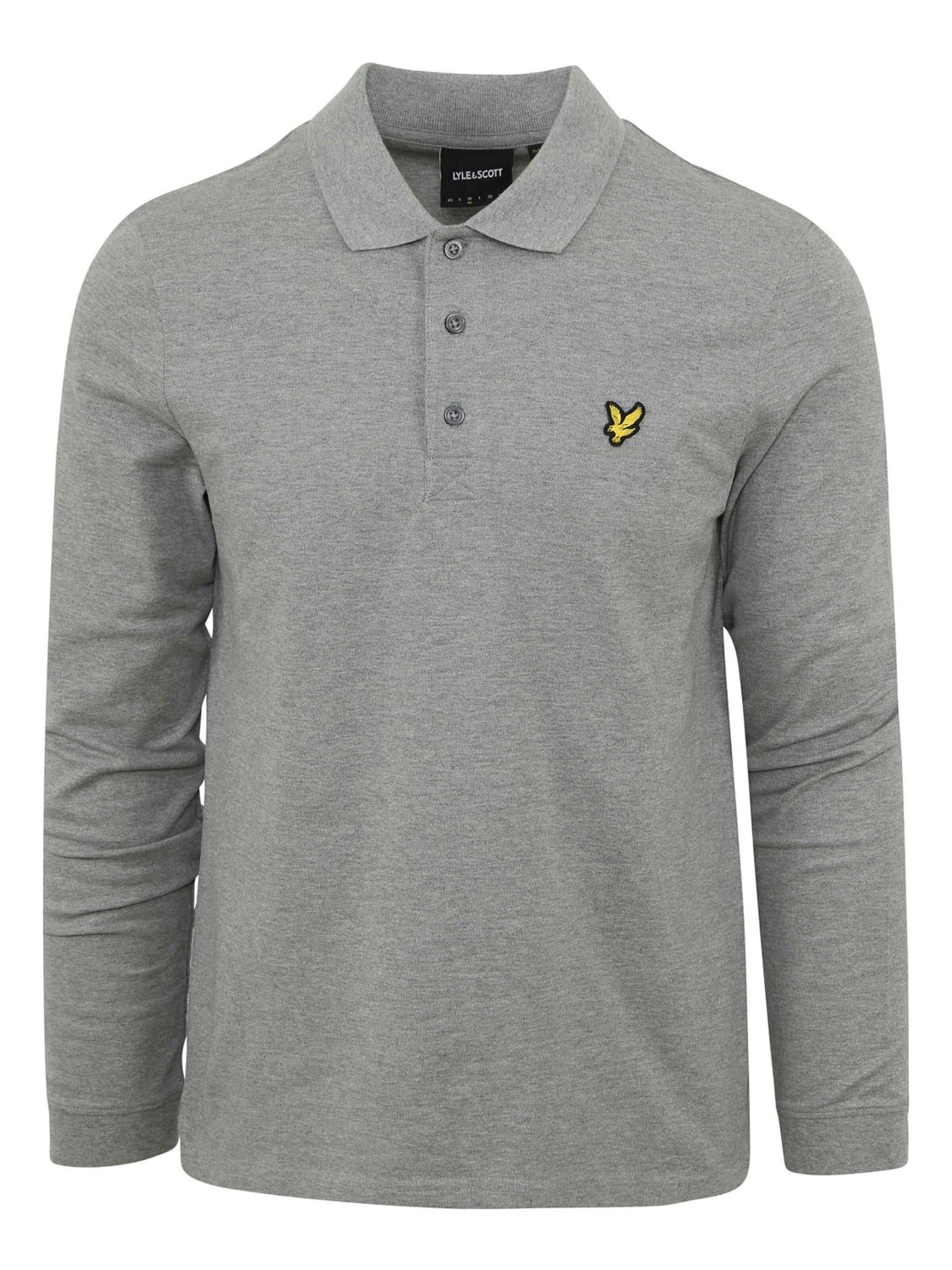 Lyle & Scott Shirt in Grijs: voorkant