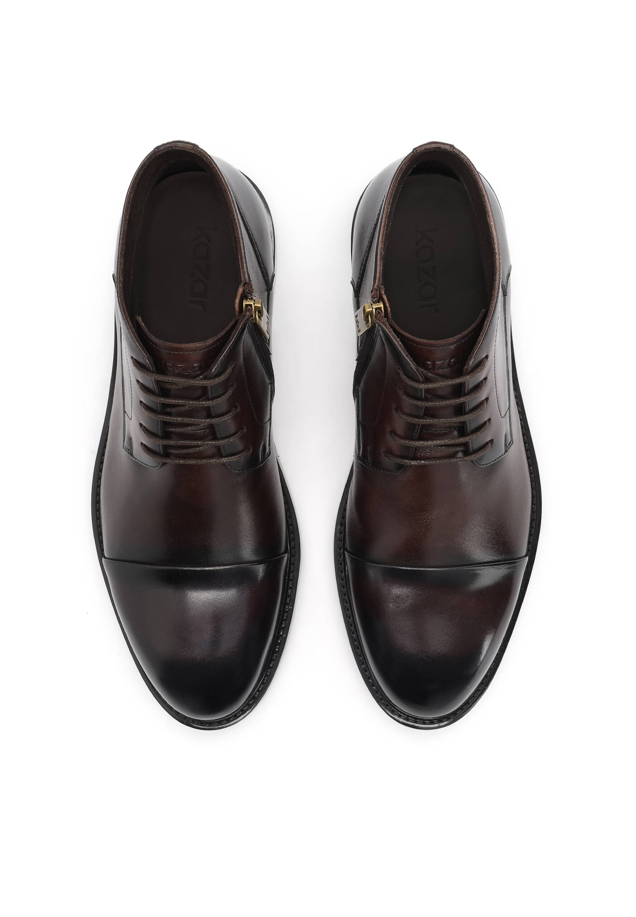 Chaussure à lacets Kazar en marron