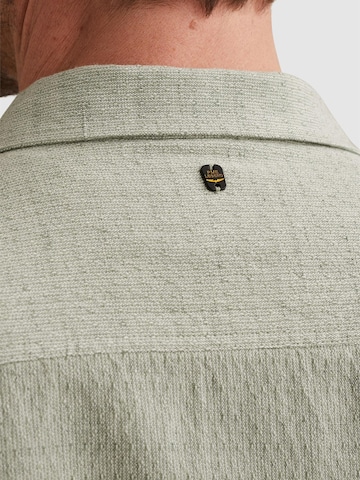 PME Legend Regular fit Skjorta 'Shirt with short sleeves in cotton/linen' i grön
